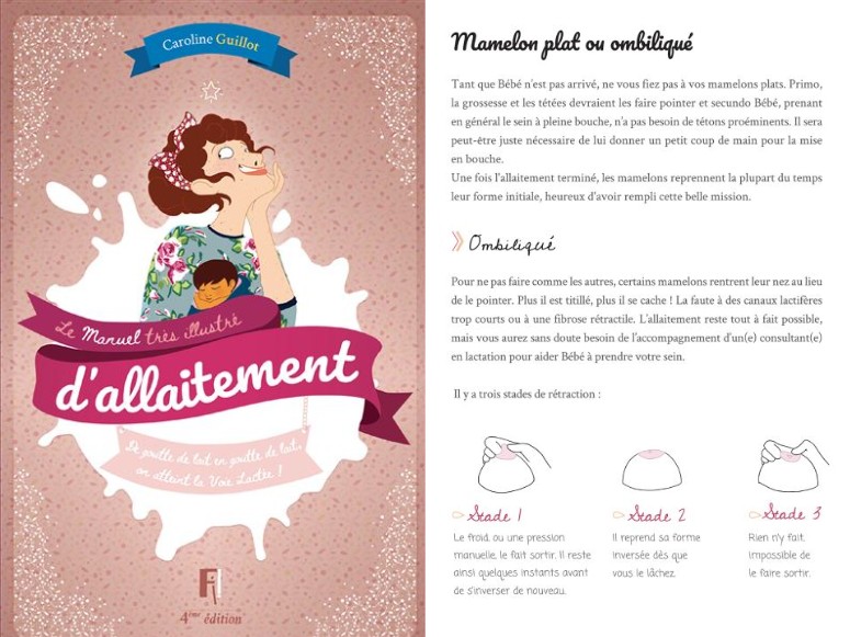 Livre allaitement : 5 livres pour vous préparer manuel très illustré allaitement guillot caroline